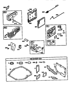Part Location Diagram of 232052 Briggs and Stratton Male Pilot